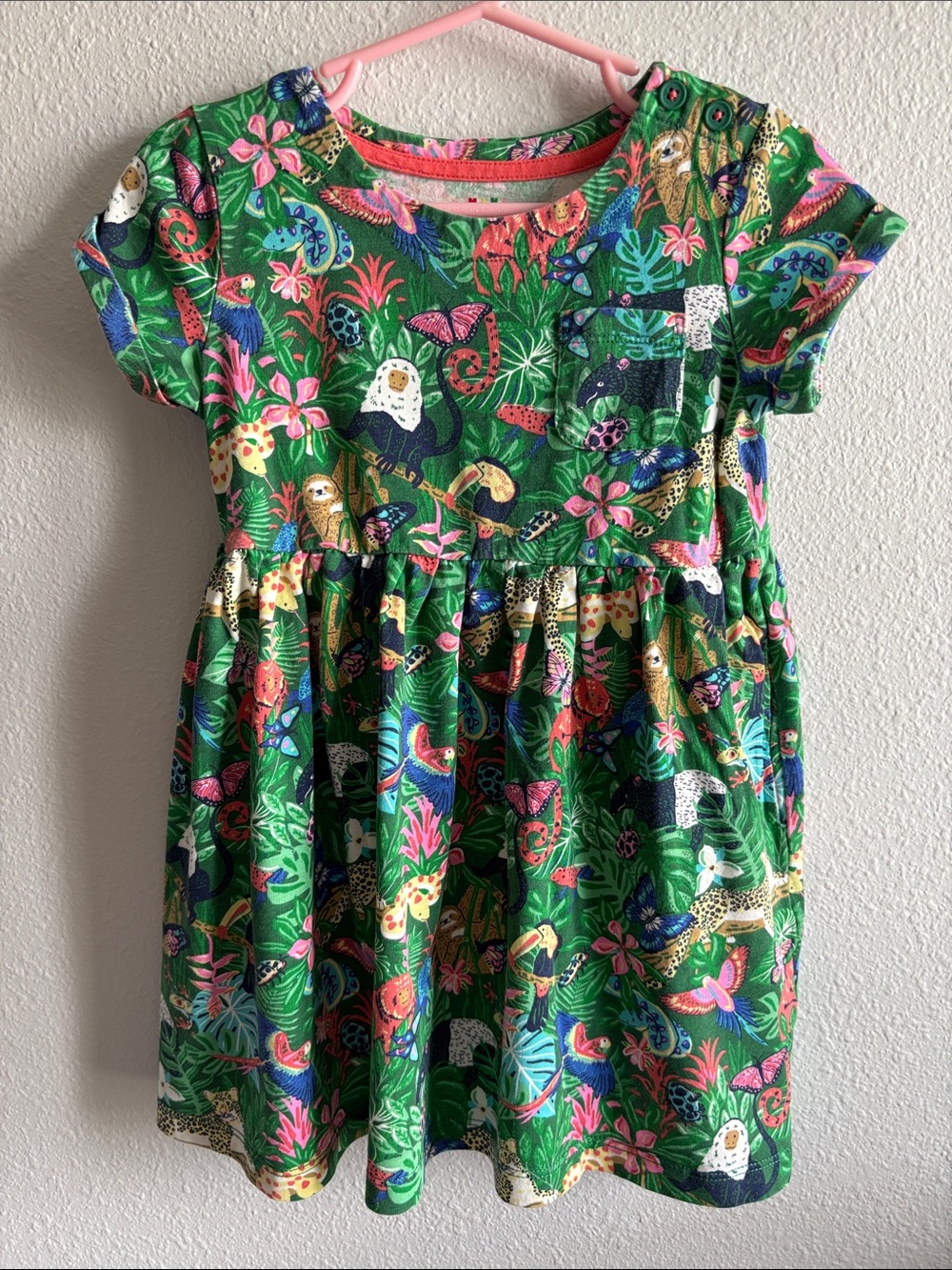 Girl’s Mini Boden Cotton Jersey Dress, 3-4 years
